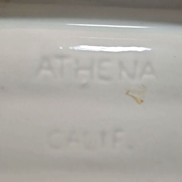Vintage 80s Farmhouse Shabby 3 Lot Athens USA Soap Bathroom Dish - Picture 9 of 13